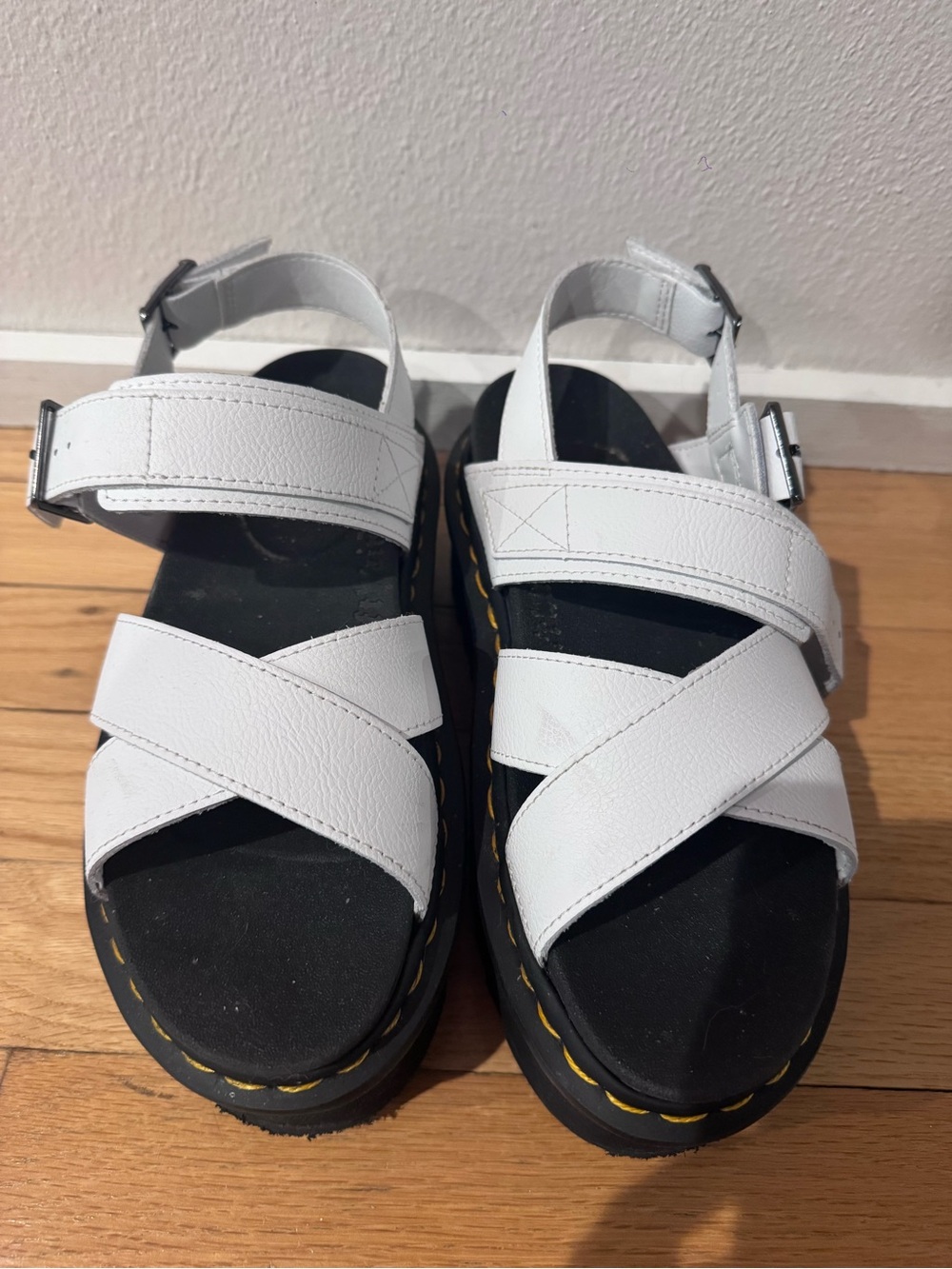 Women’s Doc Martens Voss II Quad White Sandal - Picture 2 of 7